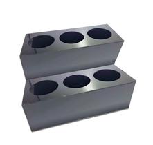 SUPORTE PARA 6 BISNAGAS FIFO ORIGINAIS 710 ml ACRÍLICO PRETO 2 NÍVEIS