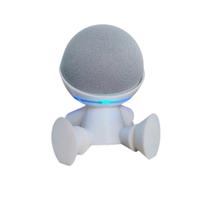 Suporte para Alexa Echo Dot 4 e 5 Robô Astronauta Sentado - Base Decorativa -