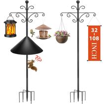 Suporte para Alimentador de Pássaros BEIUTAO 2 Peças 274 cm Ajustável Suporte para Alimentador de Pássaros BEIUTAO 2 Peças 274 cm Ajustável