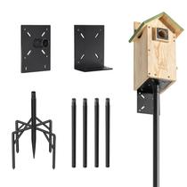Suporte para Alimentador de Pássaros ReTang 196 cm, Metal Resistente à Ferrugem