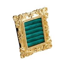 Suporte Para Anéis De Ouro, Bandeja De Veludo Para Brincos, Design Barroco, Organizador Para Suporte Para Anéis De Ouro, Bandeja De Veludo Para Brincos, Design Barroco, Organizador Para