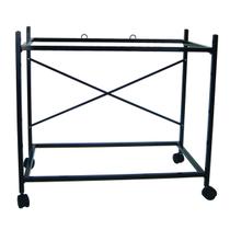 Suporte para animais de estimação YML de 2 prateleiras preto com rodízios pesados