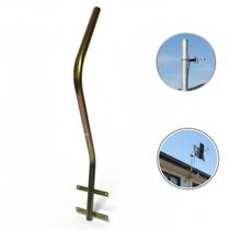 Suporte para Antena de TV Digital em Aço Resistente Telhado