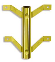 Suporte para antena duas hastes tipo cavalete N-3 tubo 38mm Forsul Dourado