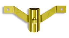 Suporte para antena uma haste tipo cavalete N-6 tubo 38mm Forsul Dourado Suporte para antena uma haste tipo cavalete N-6 tubo 38mm Forsul Dourado