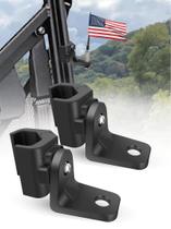 Suporte para antena whip para UTV ZIDIYORUO, reforçado, 2 peças, preto