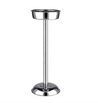 Suporte Para Balde de Gelo Aço Inox 60cm Pedestal Champanhe