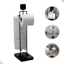 Suporte Para Banheiro Dispenser De Papel Higienico Rolo Chão