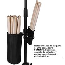 Suporte Para Baquetas De Grande Capacidade Para Conjunto De Bateria, Bolsa De Armazenamento Com