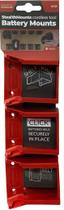 Suporte para bateria Stealthmounts Milwaukee M18 Red, pacote com 6