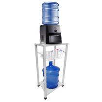 Suporte Para Bebedouro Galão De Água 20 Litros De Chão Base Filtro De Agua Com Cesto Removível Em Aço Reforçado Suporte Para Bebedouro Galão De Água 20 Litros De Chão Base Filtro De Agua Com Cesto Removível Em Aço Reforçado