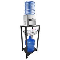Suporte Para Bebedouro Galão De Água 20 Litros De Chão Base Filtro De Agua Com Cesto Removível Em Aço Reforçado - D'DUZZA MIX
