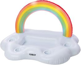 Suporte para bebidas inflável Rainbow Cloud FUNBOY Giant Suporte para bebidas inflável Rainbow Cloud FUNBOY Giant