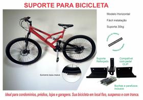 Suporte para bicicleta parede horizontal - mtb / speed/ infantil