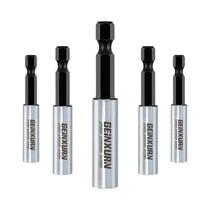 Suporte Para Bits De Chave De Fenda De 2.5'' Geinxurn Magnético Cr-V Com Extensão E Guia De Troca