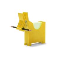 Suporte Para Blocos De Papel Post It Com Prendedor Cavalo Amarelo