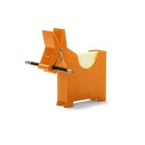 Suporte Para Blocos De Papel Post It Com Prendedor Cavalo Laranja
