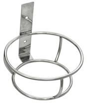 Suporte Para Bola Extintora De Incêndio Náutico Inox