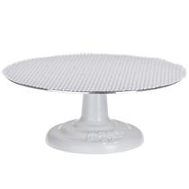 Suporte para Bolo Ateco 30cm Ferro Fundido Antiderrapante Branco Suporte para Bolo Ateco 30cm Ferro Fundido Antiderrapante Branco