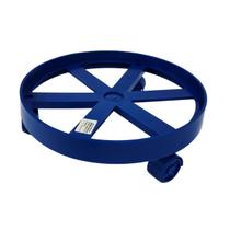 Suporte para Botijão de Gás com Roda Azul Suporte para Botijão de Gás com Roda Azul