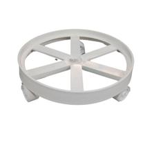 Suporte para Botijão de Gás com Roda Branco Suporte para Botijão de Gás com Roda Branco