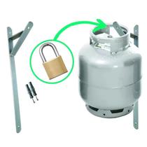 Suporte Para Botijão de Gás em Aço - Suspenso Parede Cozinha Suporte Para Botijão de Gás em Aço - Suspenso Parede Cozinha