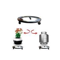 Suporte Para Botijão De Gás Reforçado preto FDX