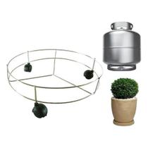 Suporte Para Botijão De Gás Vasos Plantas Com Rodinha