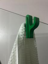 Suporte para Box de Banheiro Cactus Verde Moderno e Funcional