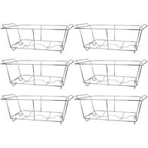 Suporte para Buffet COMFICOVE 6 Peças em Arame Cromado Suporte para Buffet COMFICOVE 6 Peças em Arame Cromado