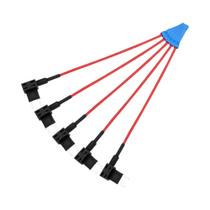 Suporte Para Caixa De Fusíveis De Carro 12V Com 5 Peças Adaptador Mini Blade Micro Auto Insurance Suporte Para Caixa De Fusíveis De Carro 12V Com 5 Peças Adaptador Mini Blade Micro Auto Insurance