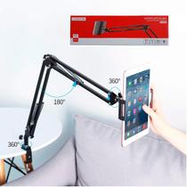 Suporte Para Cama E Mesa Articulado Universal P/tablet E Celular - Tomate