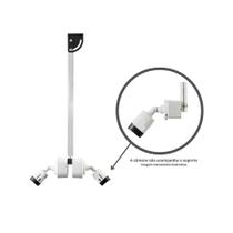 Suporte para câmera Dome/Bullet CFTV com 02 Caixa de passagem - 70cm Suporte para câmera Dome/Bullet CFTV com 02 Caixa de passagem - 70cm