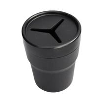 Suporte Para Caneta De Carro Mini Preto Caixa De Moedas Lixeira Multifuncional Acessórios Para Copos