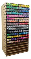 Suporte para Caneta Marcadora Touch 240 Peças Box Empilhável em MDF
