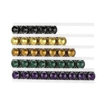 Suporte Para Cápsulas De Café Com 6 Peças, Montagem Adesiva Na Parede, Sem Perfuração, Luxo Leve,