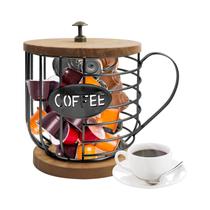 Suporte Para Cápsulas De Café Em Forma De Caneca Para Organizador De K Cups, Cesta De Armazenamento