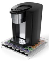 Suporte para cápsulas de café K Cup, gaveta organizadora e expositor para cápsulas K Cup 36 unidades Suporte para cápsulas de café K Cup, gaveta organizadora e expositor para cápsulas K Cup 36 unidades