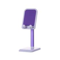 Suporte para celular ajustavel de mesa roxo Suporte para celular ajustavel de mesa roxo