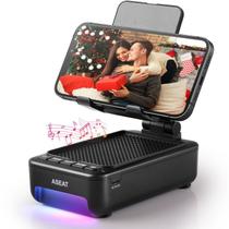 Suporte para Celular ASEAT com Alto-Falante Bluetooth e Luz LED Suporte para Celular ASEAT com Alto-Falante Bluetooth e Luz LED