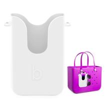 Suporte para Celular BestStone de Silicone para Bolsas Bogg Branco