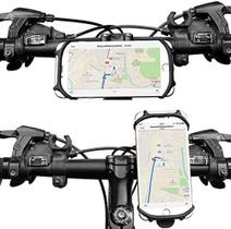 Suporte Para Celular Bike E Moto Em Silicone Para Guidão