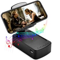 Suporte para celular com alto-falante Bluetooth RSUARSUA preto