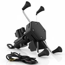 Suporte Para Celular Com Carregador Usb Moto