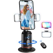 Suporte para Celular com Rastreamento Facial Automático MQOUNY - Controle Remoto e Luz