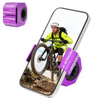 Suporte para Celular de Bicicleta ATWEINA Roxo 4,5-7,4 Polegadas