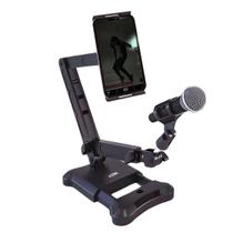 Suporte para Celular de Mesa com Encaixe de Microfone Voik MTR12