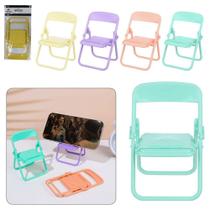 Suporte para celular de mesa de plastico cadeira colors 10x7x6,5cm na solapa - AMIGOLD
