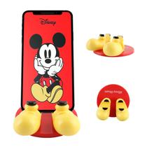 Suporte para celular Disney Mickey Mouse Feet com adesivo vermelho