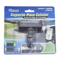 Suporte Para Celular Encaixe Saida Ar Condicionado Do Veiculo - Sup-02 - Western Suporte Para Celular Encaixe Saida Ar Condicionado Do Veiculo - Sup-02 - Western